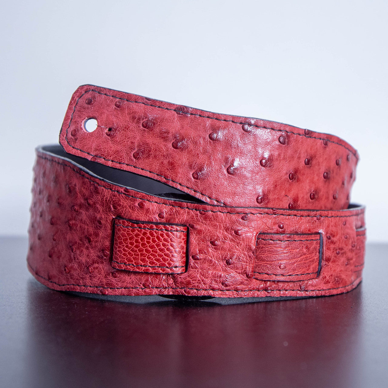 BRITTANY OSTRICH GUITAR STRAP