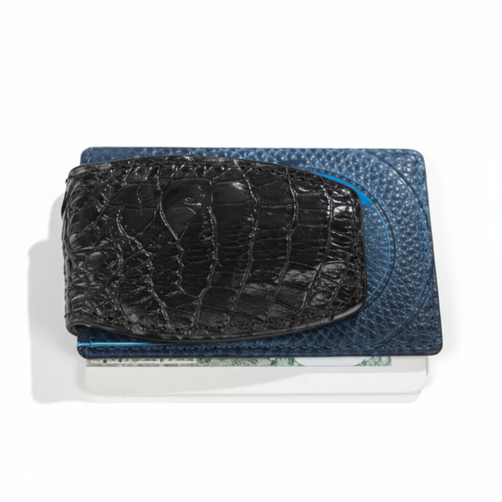 GARY MONEY CLIP - ALLIGATOR SKIN