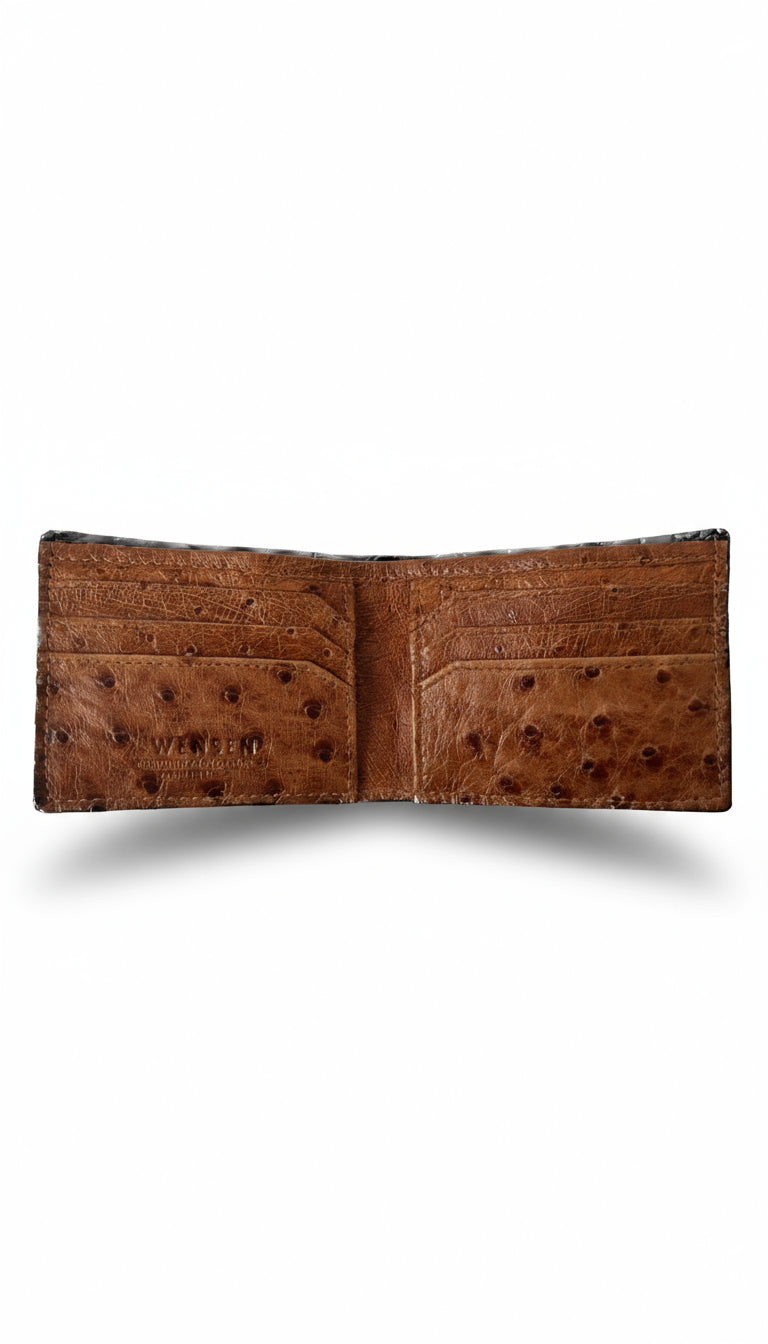 ostrich wallet lining