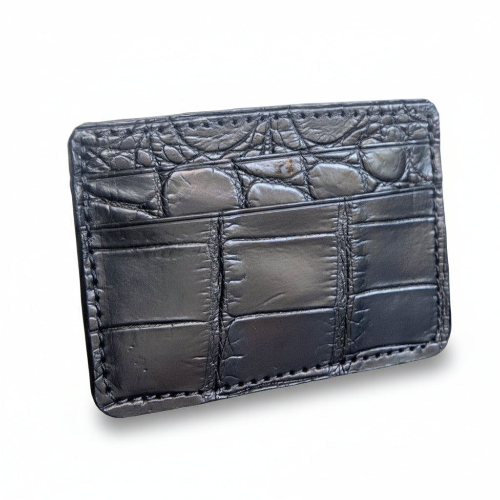 TRAVIS CROCODILE CARD HOLDER