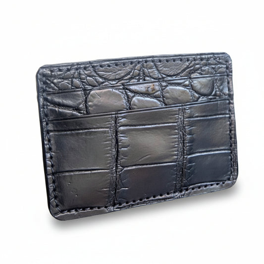 TRAVIS CROCODILE CARD HOLDER