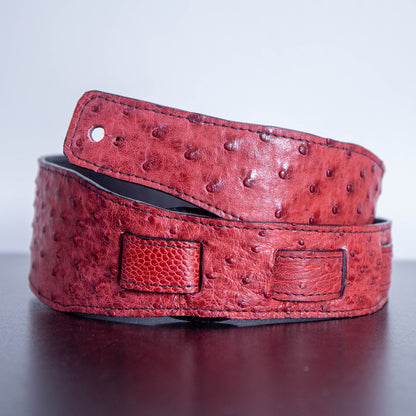 BRITTANY OSTRICH GUITAR STRAP