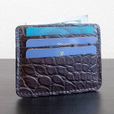 ANTHONY CROCODILE CARD HOLDER
