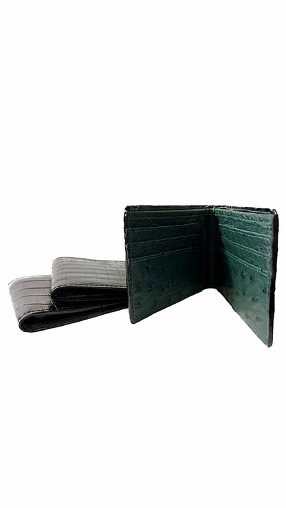 Genuine Alligator Ostrich wallet