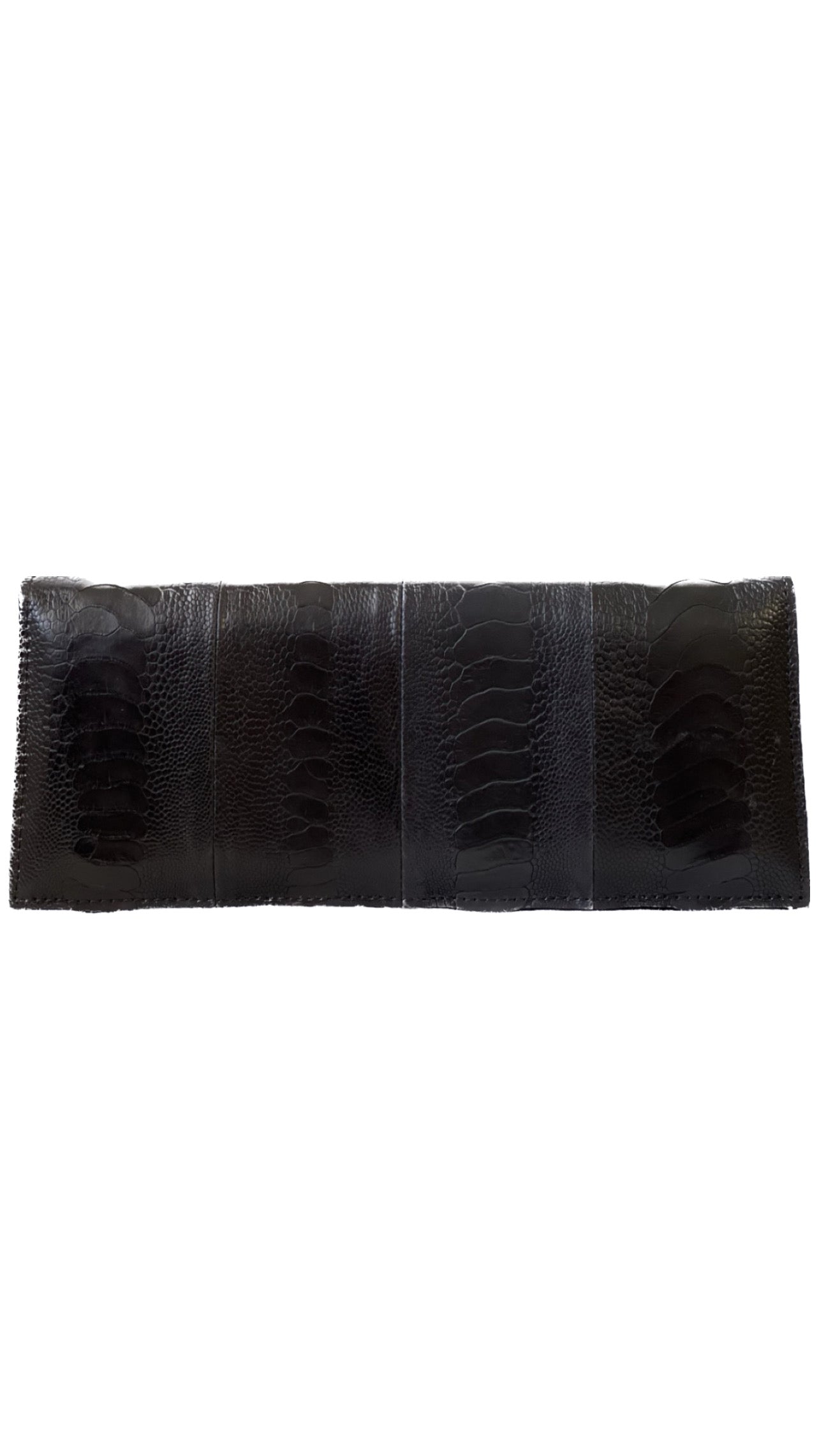 Ostrich Black leg clutch